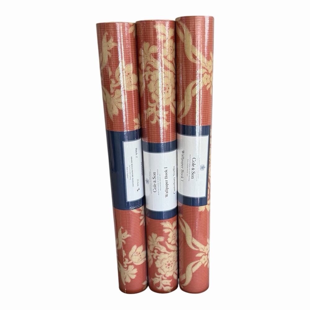 COLE & SON Canterbury Trellis Wallpaper NEW 3 Rolls 26304006 Batch Z England